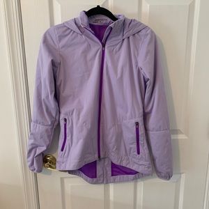 Nike Golf purple lightweight insulated rain jacket